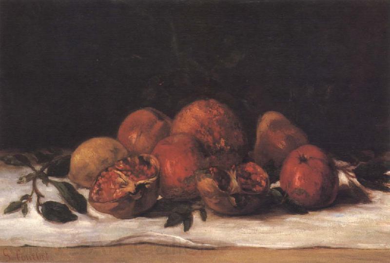 Gustave Courbet Still-life Norge oil painting art